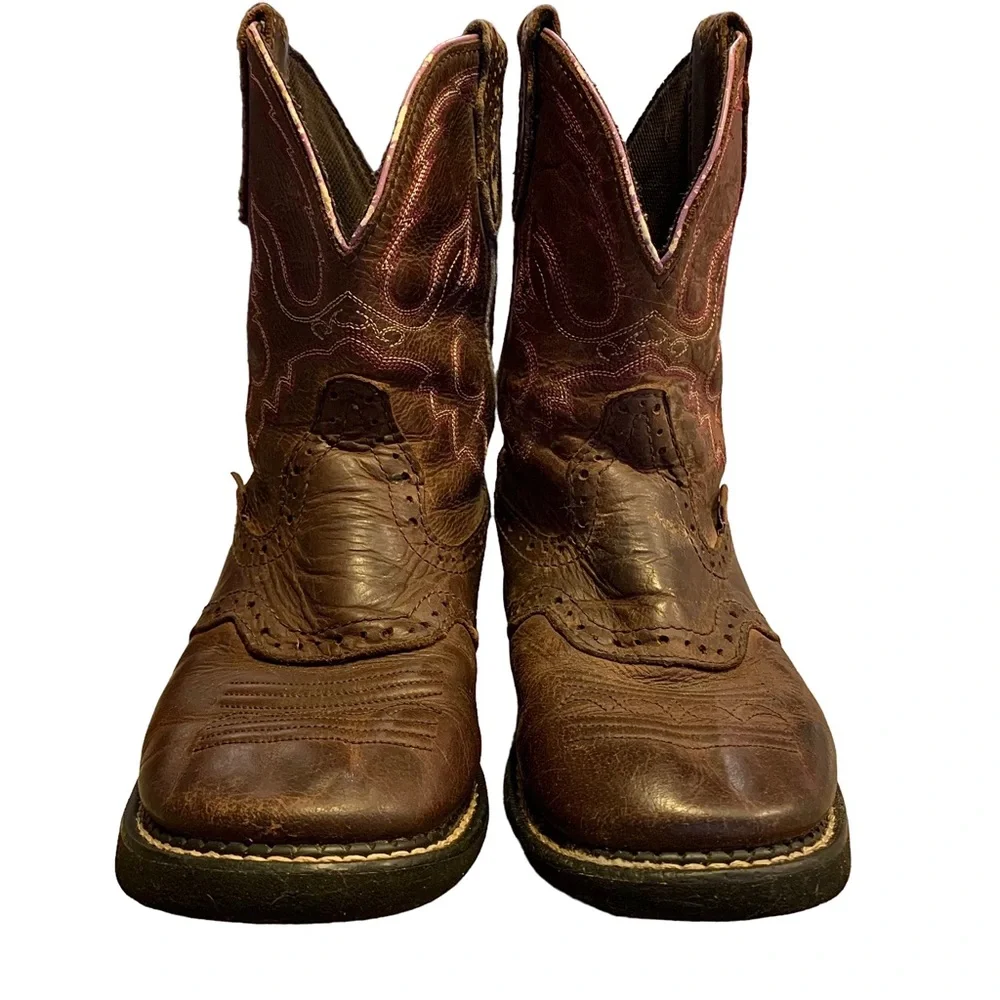 Justin Gypsy Gemma Aged Bark Woman's Size 6B Western Cowgirl Boots L9903